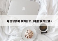 电信软件开发做什么（电信软件业务）