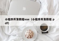 小程序开发教程vue（小程序开发教程 pdf）